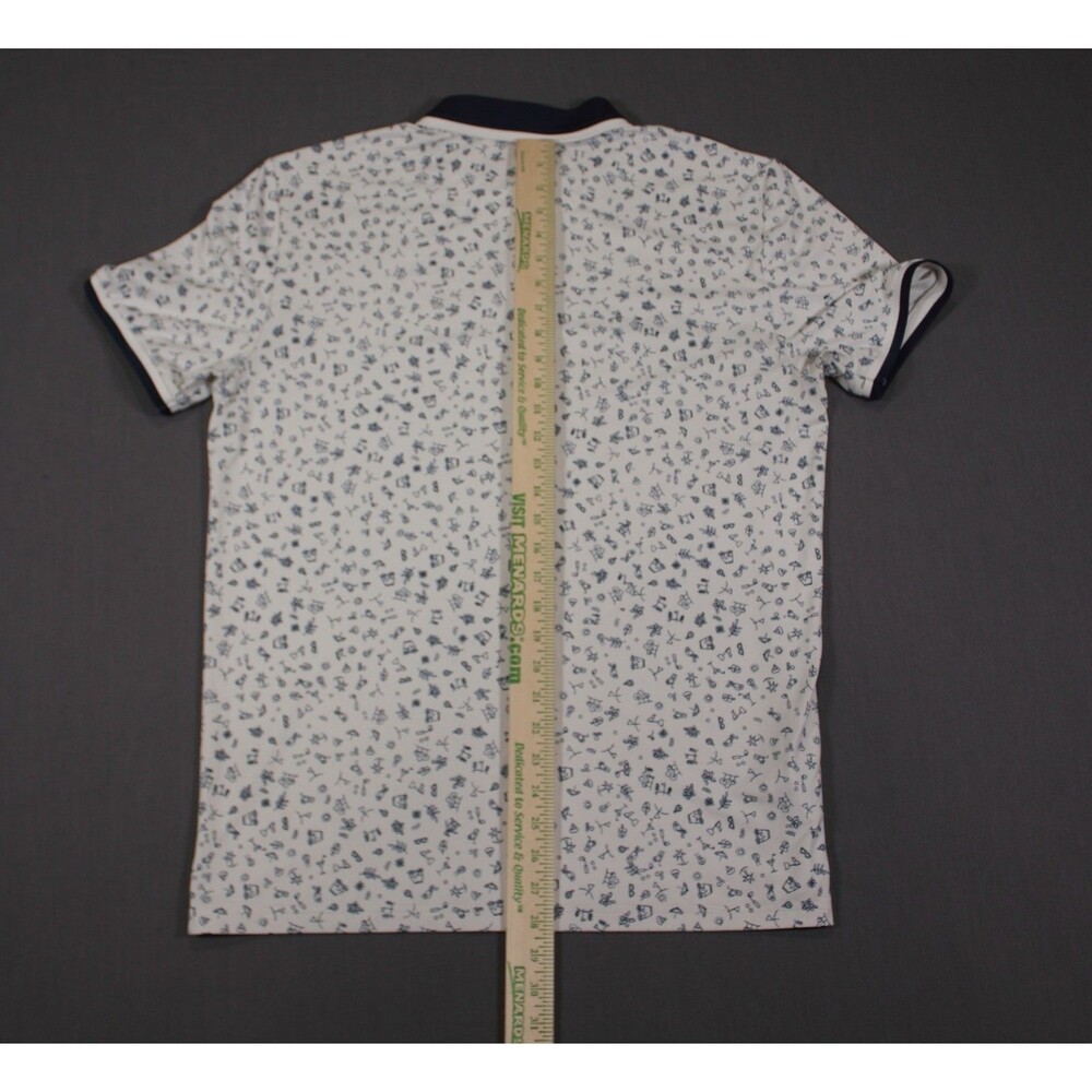 Original Penguin Men’s Golf Theme Cocktails Polo All Over Print Mens Size Medium - Picture 6 of 11